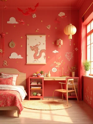 Chinese New Year Kids Room Design