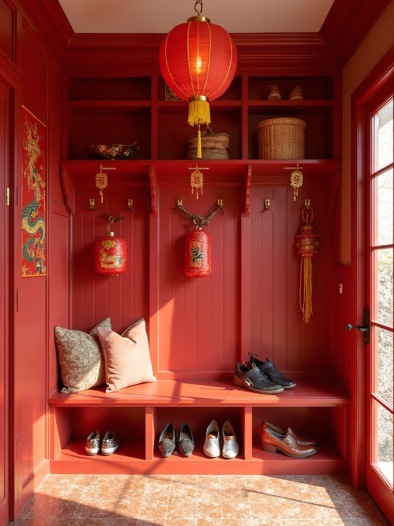 Chinese New Year Mudroom - Chinese New Year Mudroom interior design inspiration