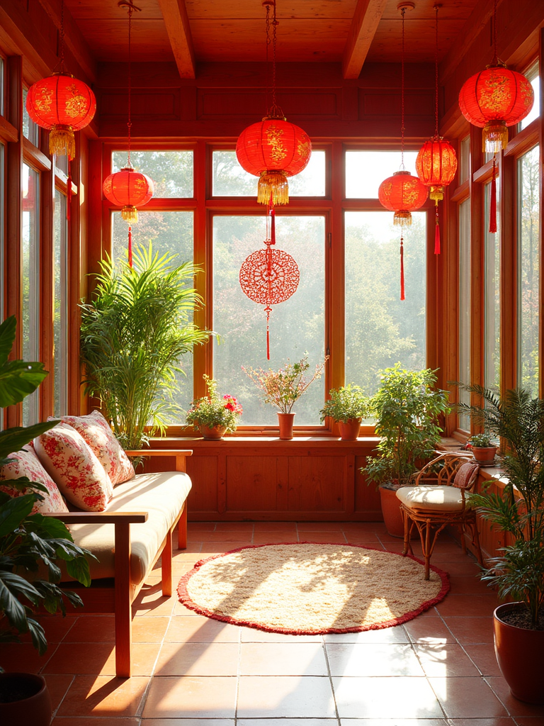 Chinese New Year Sunroom - Chinese New Year Sunroom interior design inspiration