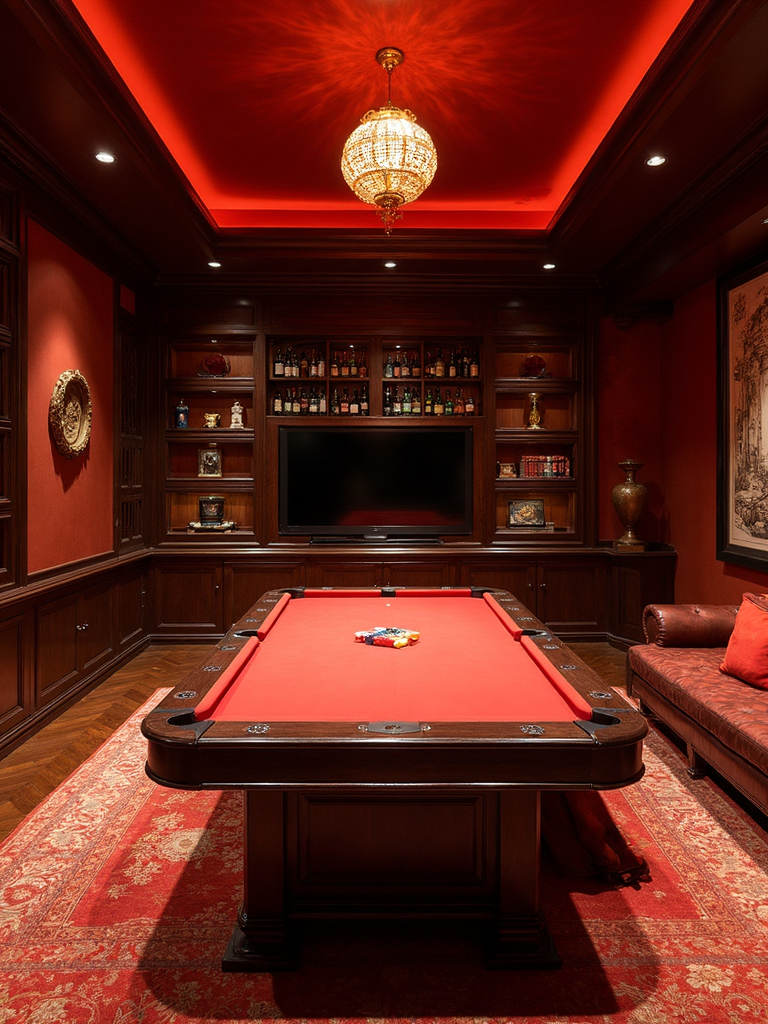 Chinese Game Room - Chinese Game Room interior design inspiration