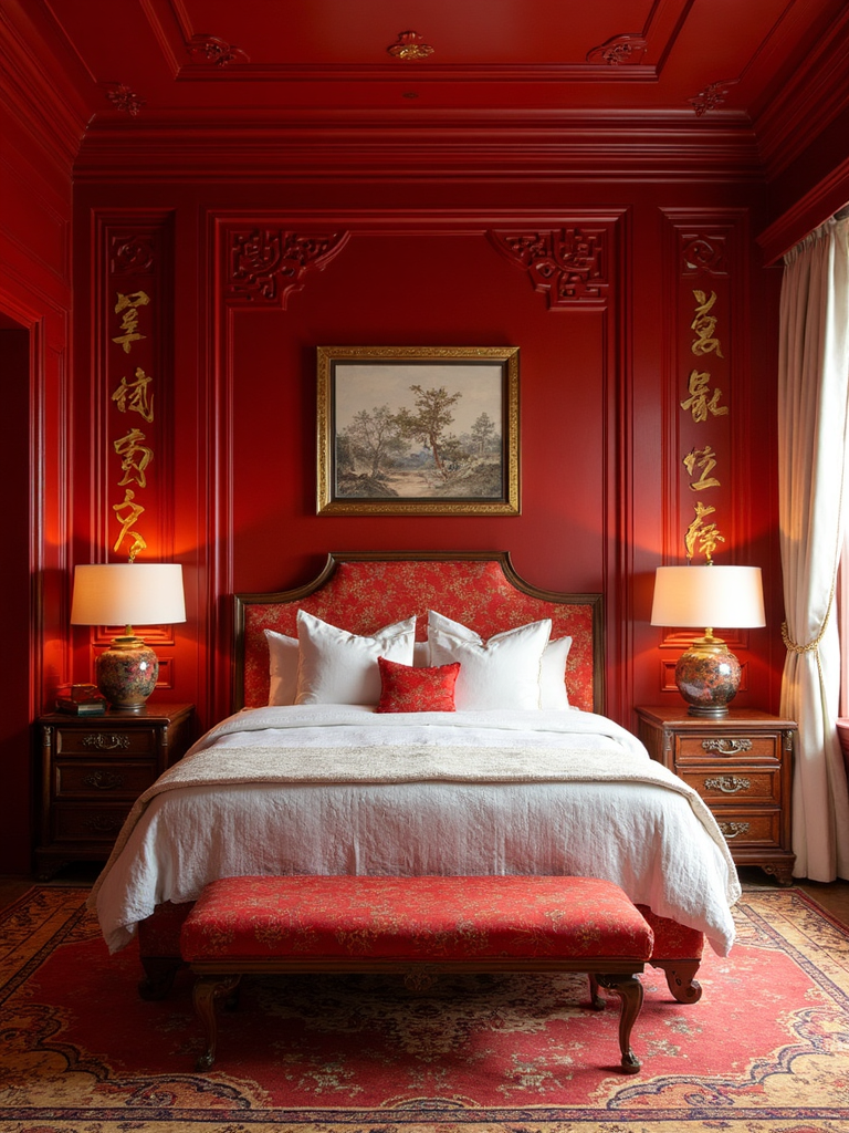 Chinese Master Suite - Chinese Master Suite interior design inspiration