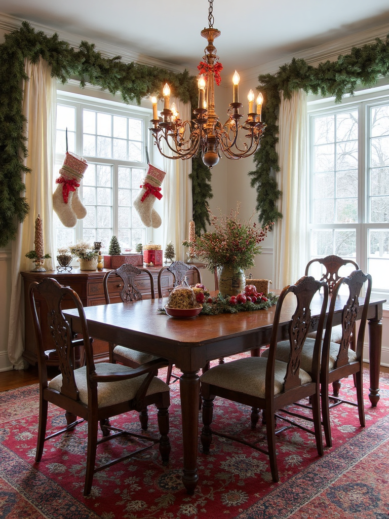 Christmas Dining Room - Christmas Dining Room interior design inspiration