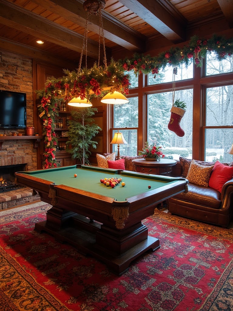 Christmas Game Room - Christmas Game Room interior design inspiration