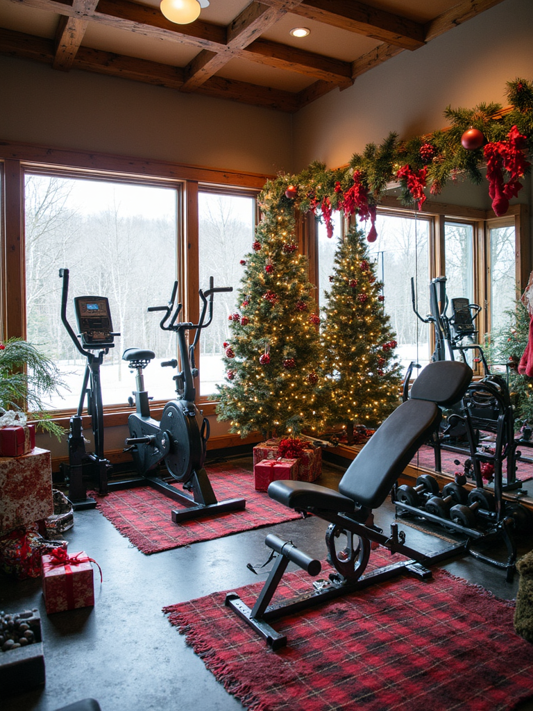 Christmas Home Gym - Christmas Home Gym interior design inspiration