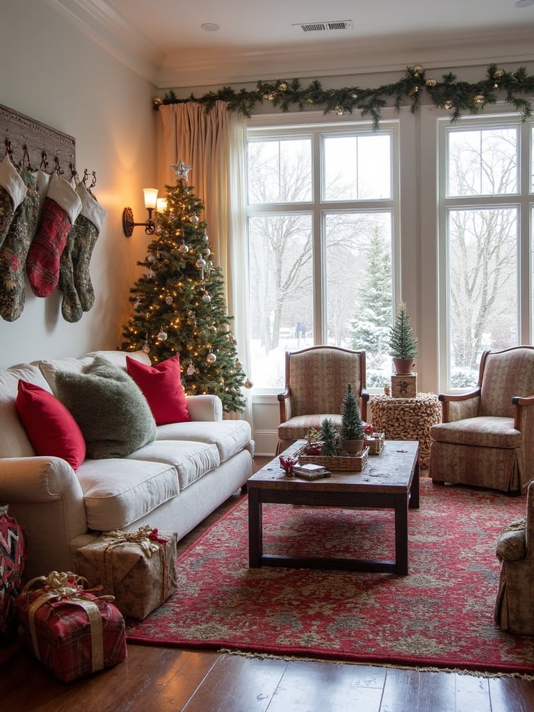 Christmas Living Room - Christmas Living Room interior design inspiration