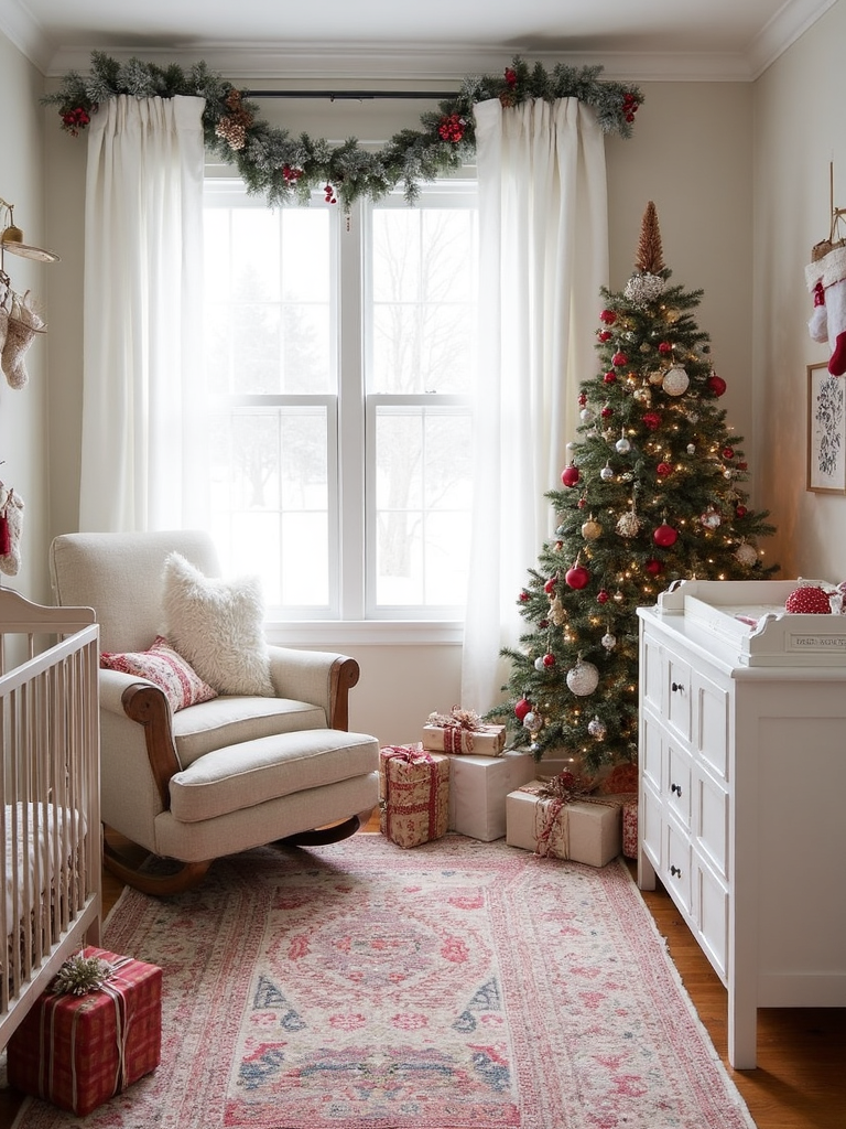 Christmas Nursery - Christmas Nursery interior design inspiration