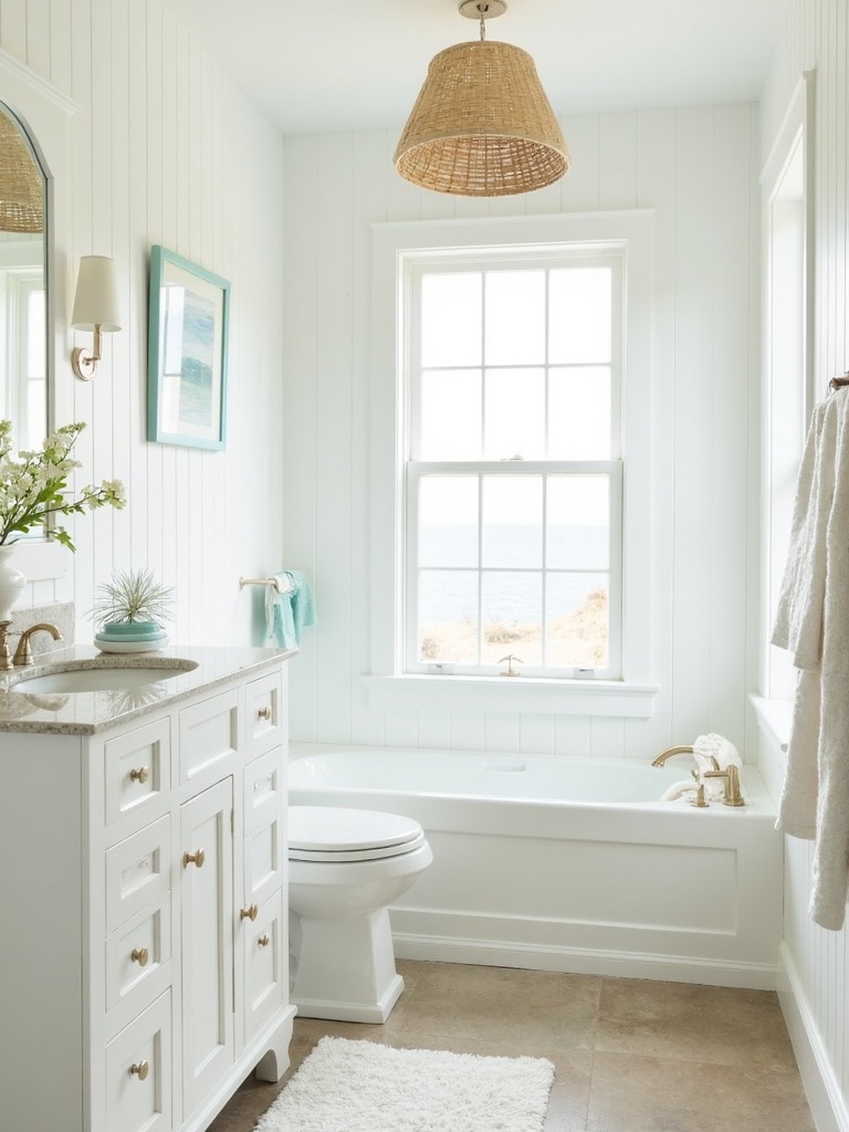 Coastal Bathroom - Coastal Bathroom interior design inspiration