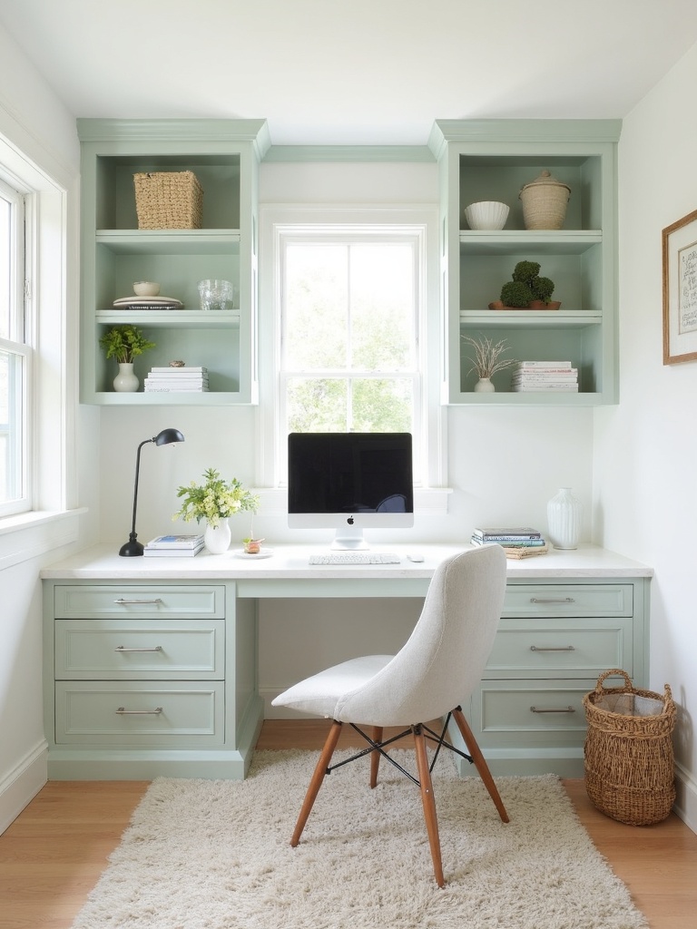 Coastal Home Office - Coastal Home Office interior design inspiration