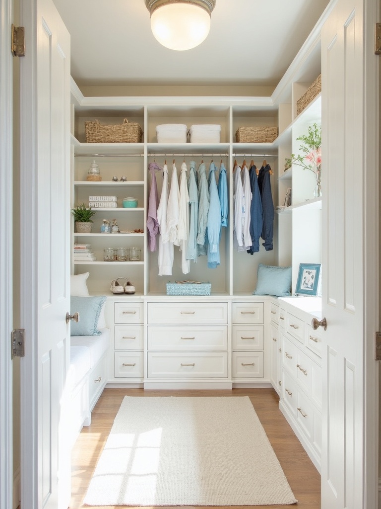 Coastal Walk In Closet - Coastal Walk In Closet interior design inspiration