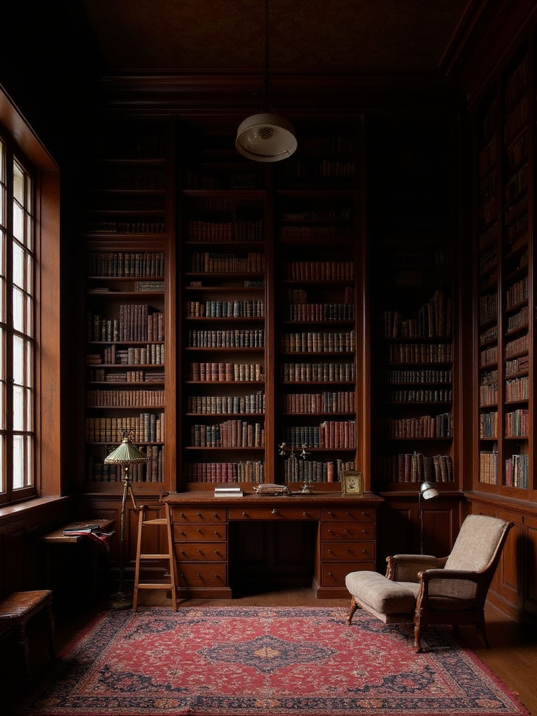 Colonial Library - Colonial Library interior design inspiration