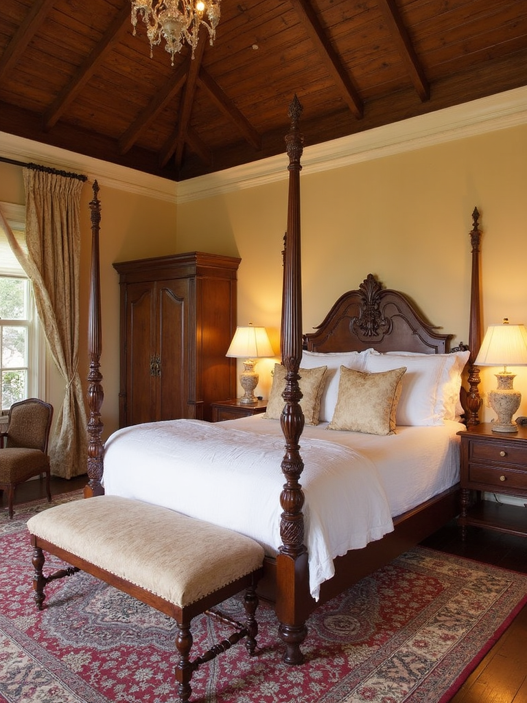 Colonial Master Bedroom - Colonial Master Bedroom interior design inspiration