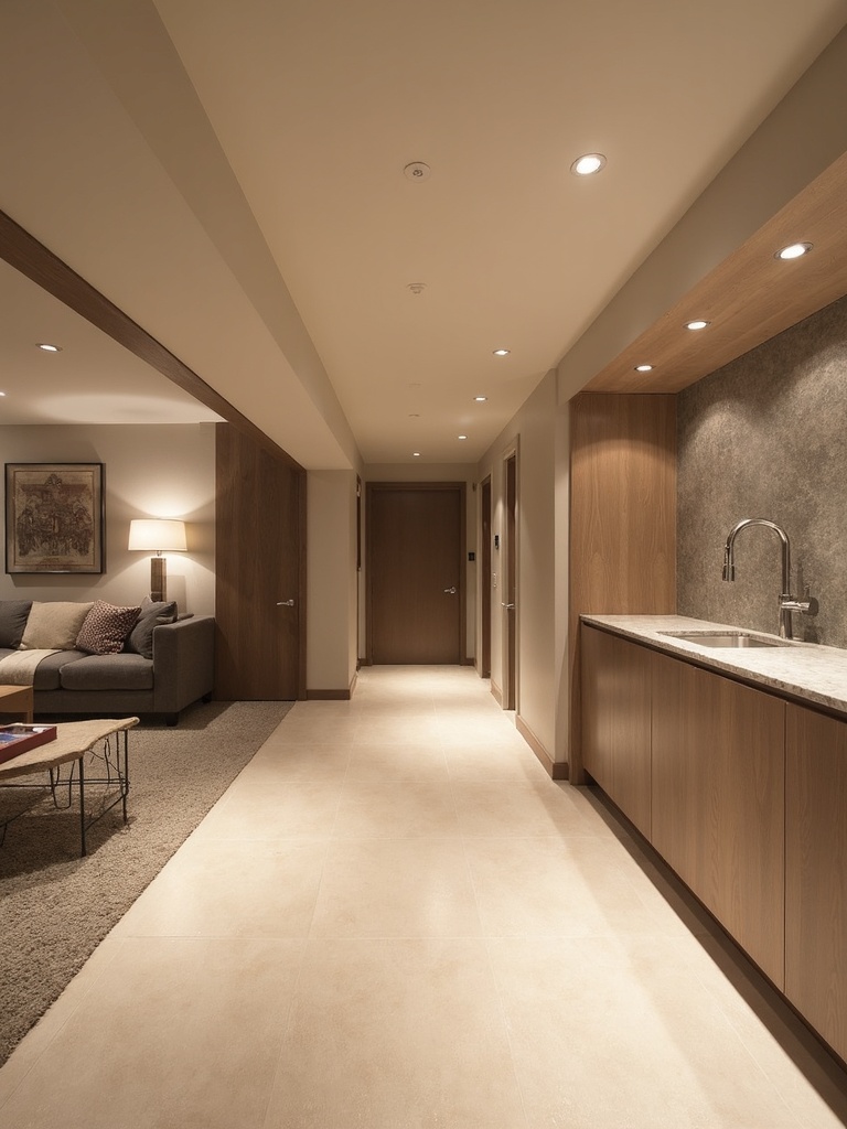 Contemporary Basement - Contemporary Basement interior design inspiration