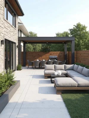 Contemporary Outdoor Patio Design