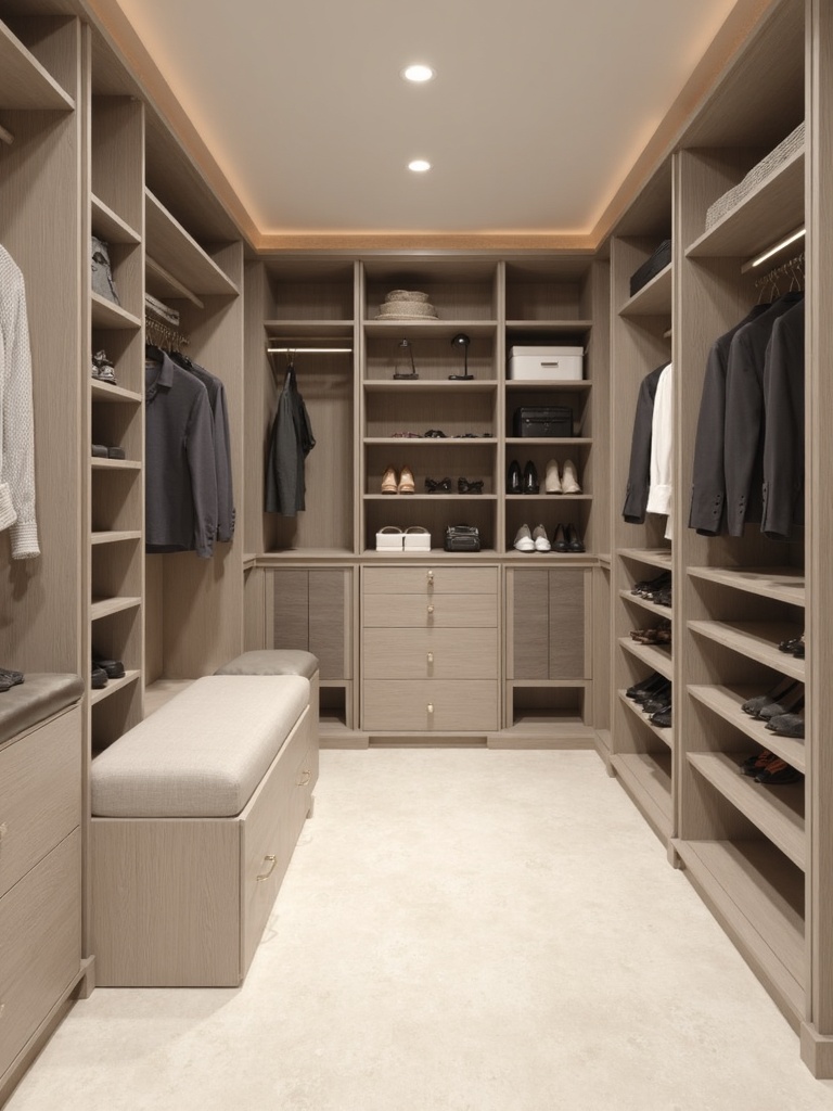 Contemporary Walk-in Closet design - Contemporary Walk In Closet interior design ideas