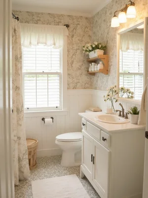 Cottage Bathroom Design