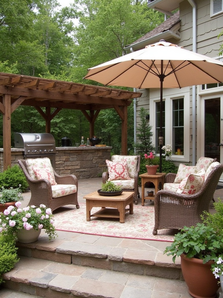 Cottage Outdoor Patio - Cottage Outdoor Patio interior design inspiration