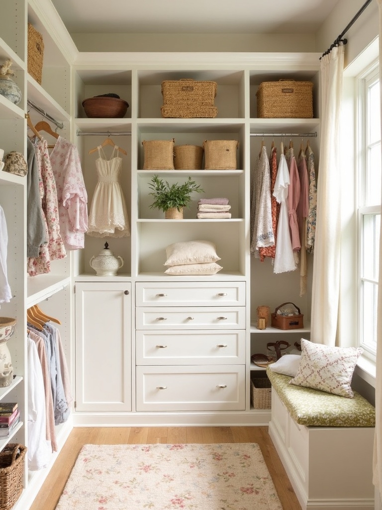 Cottage Walk In Closet - Cottage Walk In Closet interior design inspiration