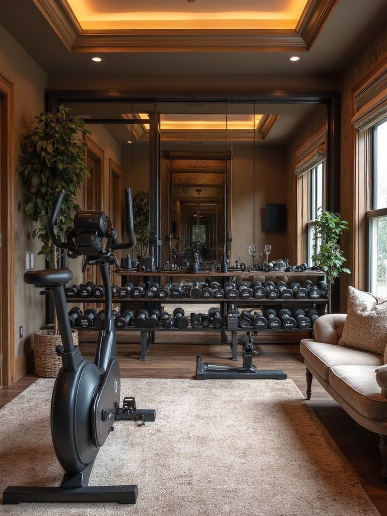 Cozy Home Gym - Cozy Home Gym interior design inspiration
