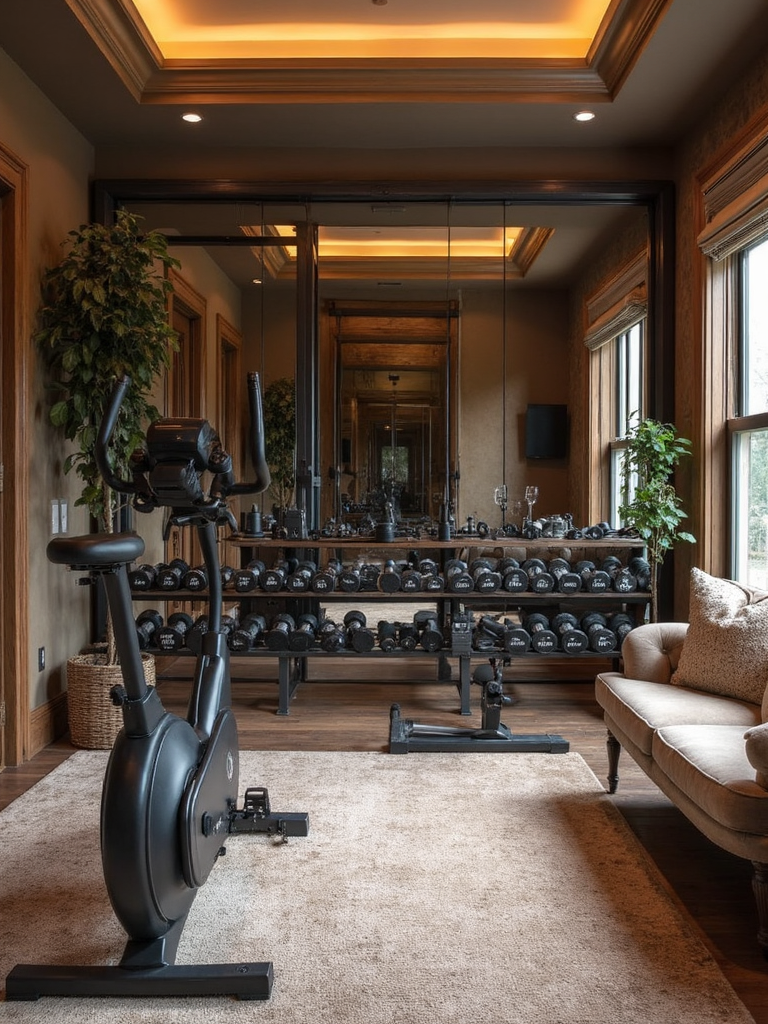 Cozy Home Gym - Cozy Home Gym interior design inspiration