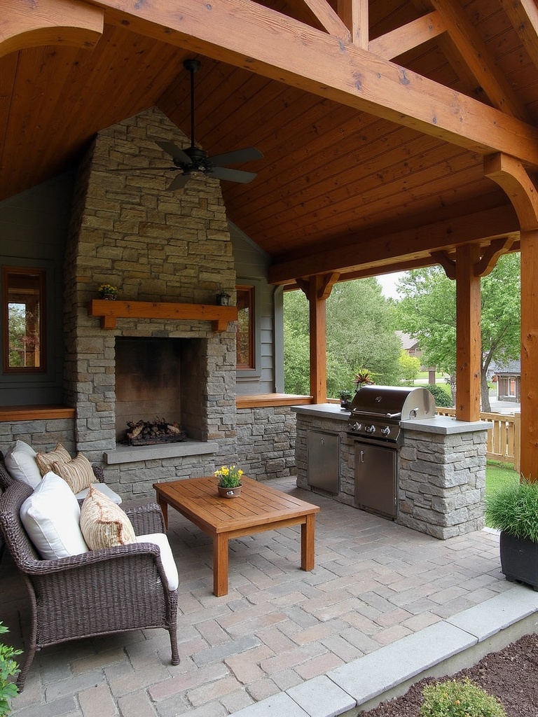 Craftsman Outdoor Patio - Craftsman Outdoor Patio interior design inspiration