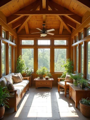 Craftsman Sunroom Design