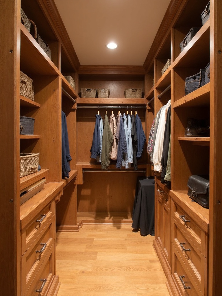 Craftsman Walk In Closet - Craftsman Walk In Closet interior design inspiration