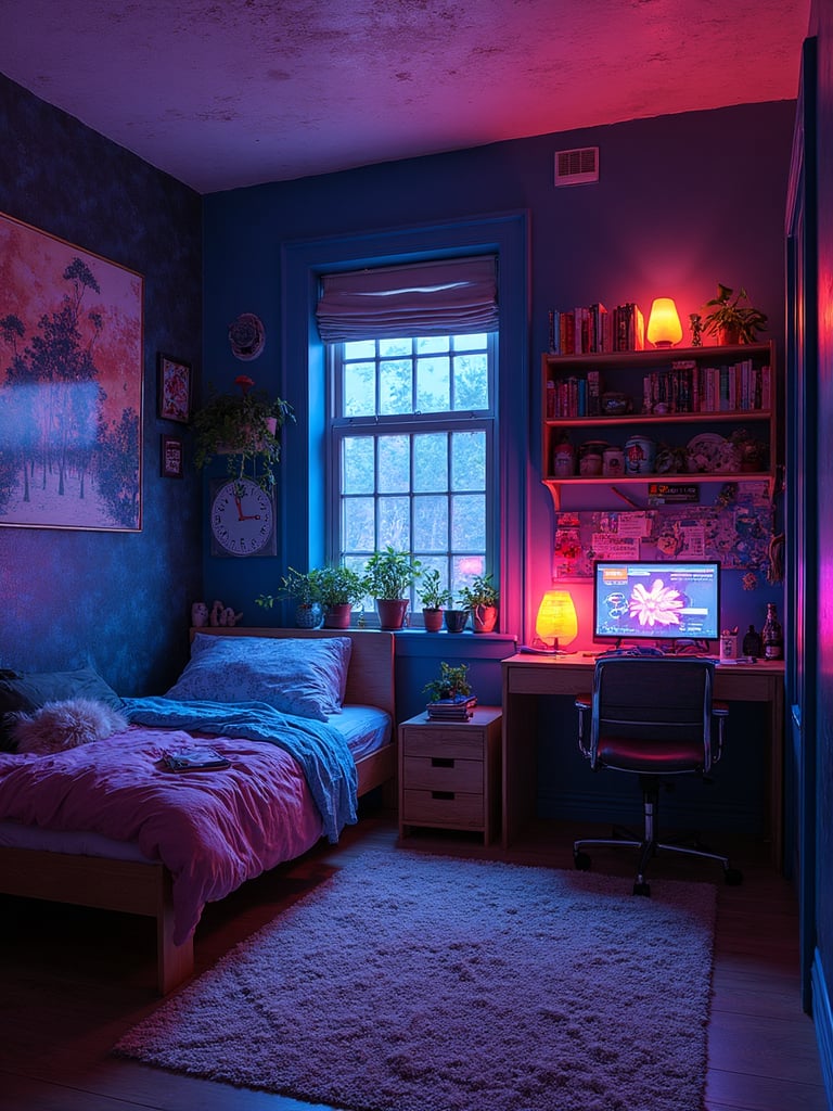 Cyberpunk Kids Room - Cyberpunk Kids Room interior design inspiration
