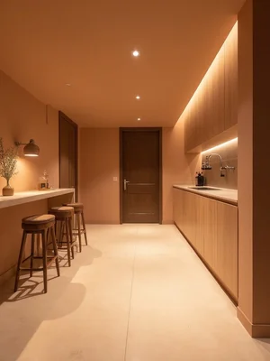 Desert Modern Basement Design