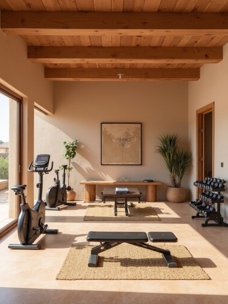 Desert Modern Home Gym - Desert Modern Home Gym interior design inspiration