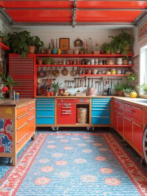 Dopamine Decor Garage Design