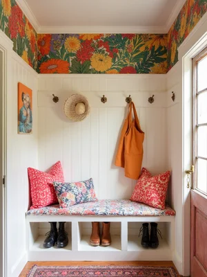 Dopamine Decor Mudroom Design