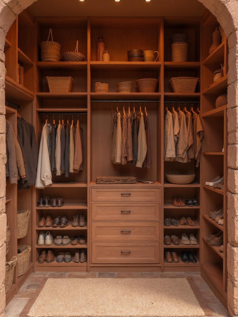 Earthy Closet - Earthy Closet interior design inspiration