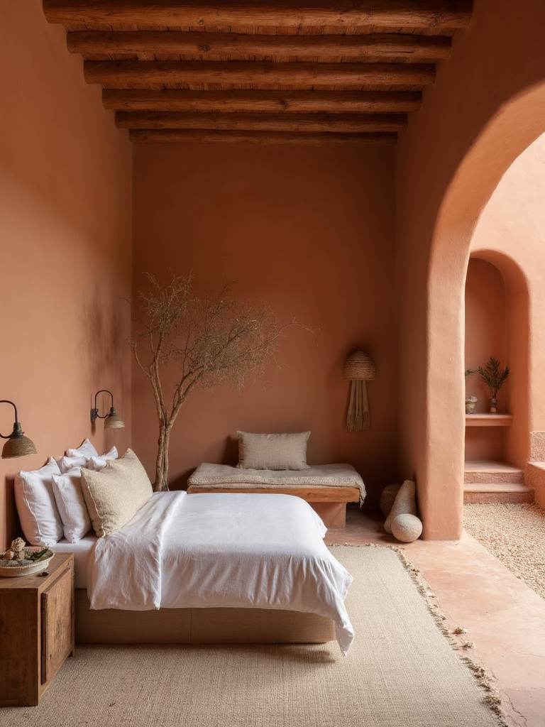 Earthy Master Bedroom - Earthy Master Bedroom interior design inspiration