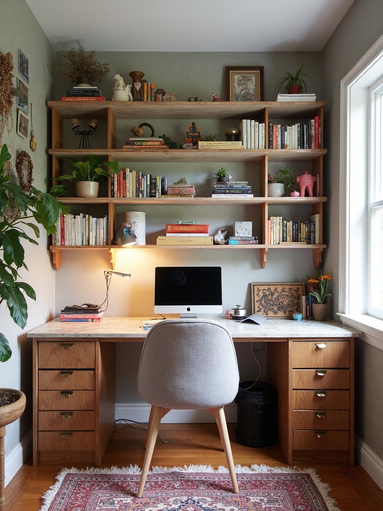 Eclectic Home Office - Eclectic Home Office interior design inspiration