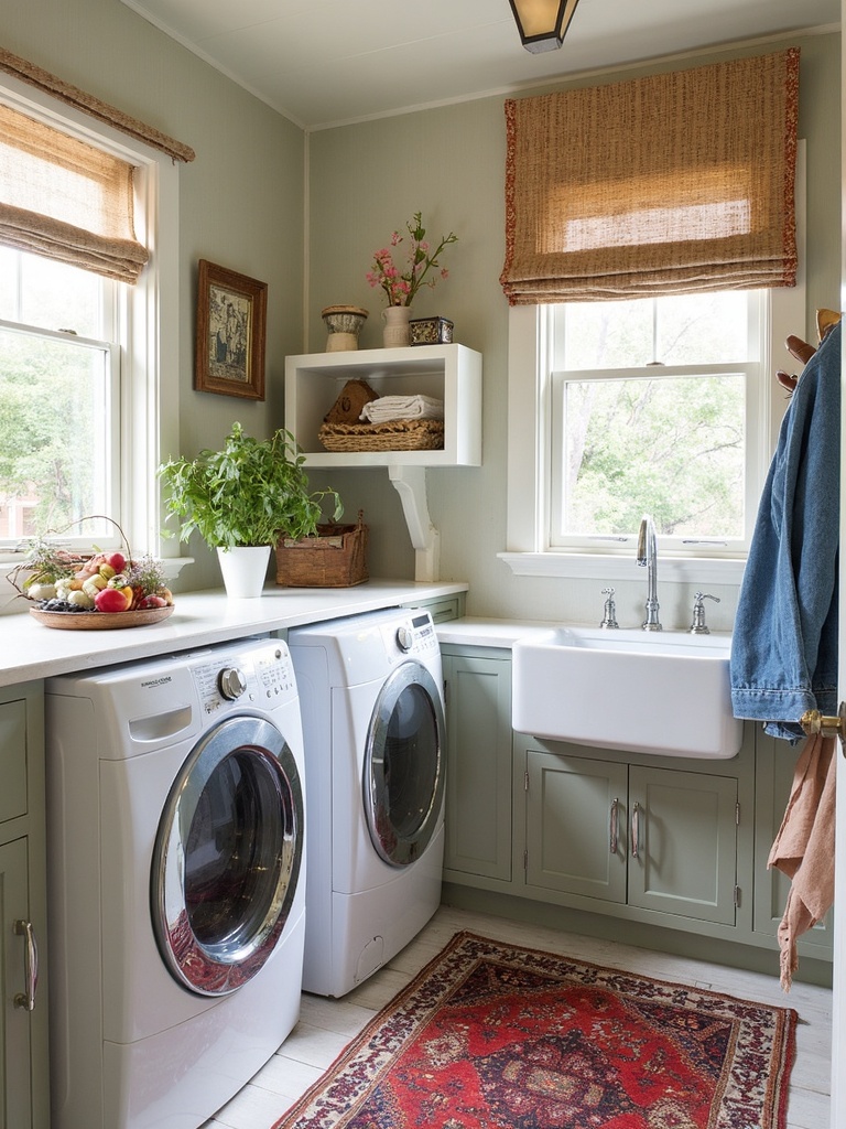 Eclectic Laundry Room - Eclectic Laundry Room interior design inspiration