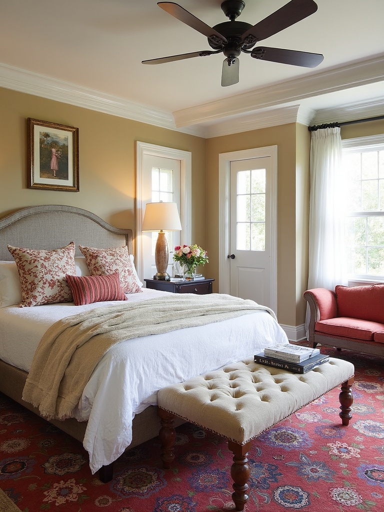 Eclectic Master Bedroom - Eclectic Master Bedroom interior design inspiration