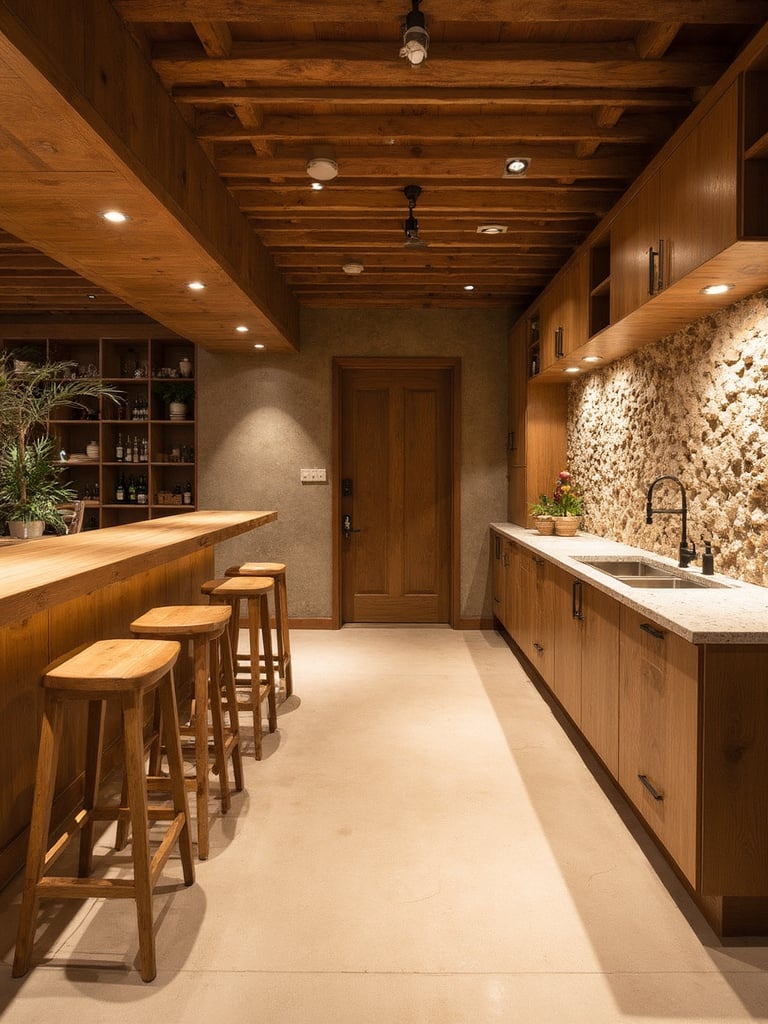 Eco Sustainable Basement - Eco-Sustainable Basement interior design inspiration