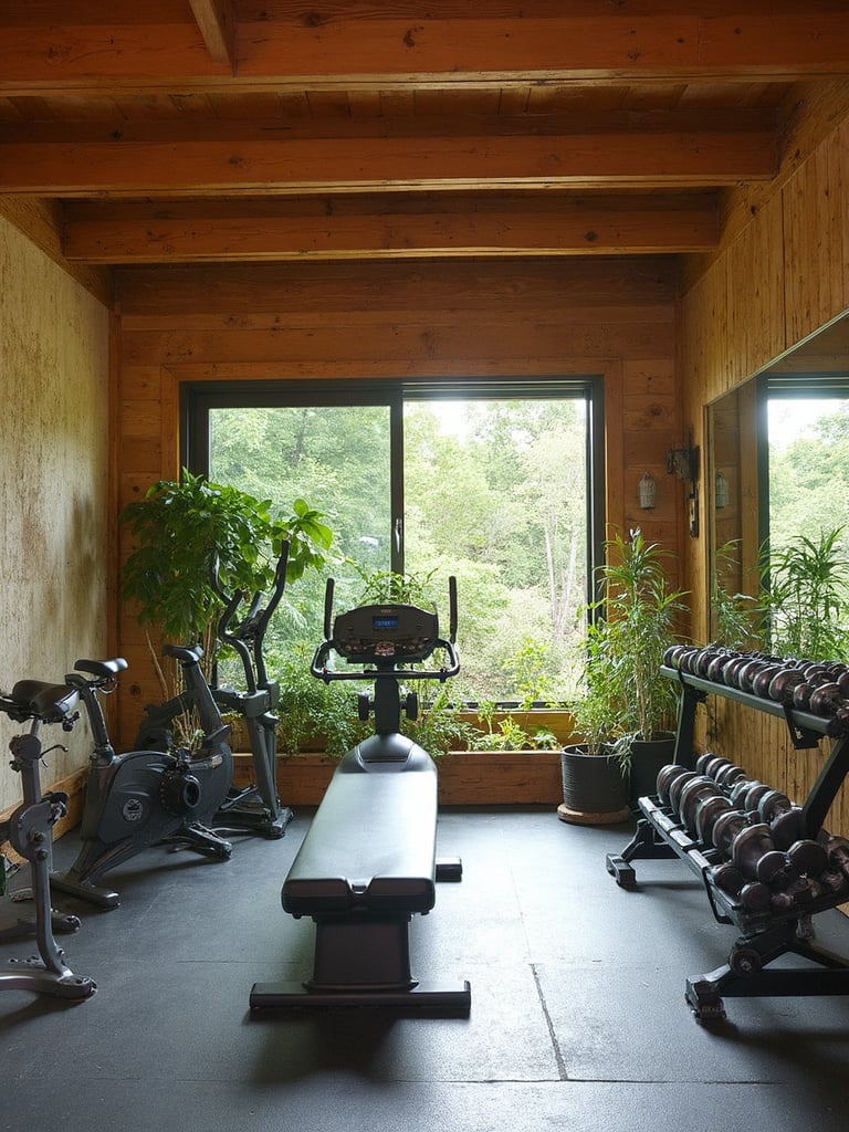 Eco Sustainable Home Gym - Eco-Sustainable Home Gym interior design inspiration