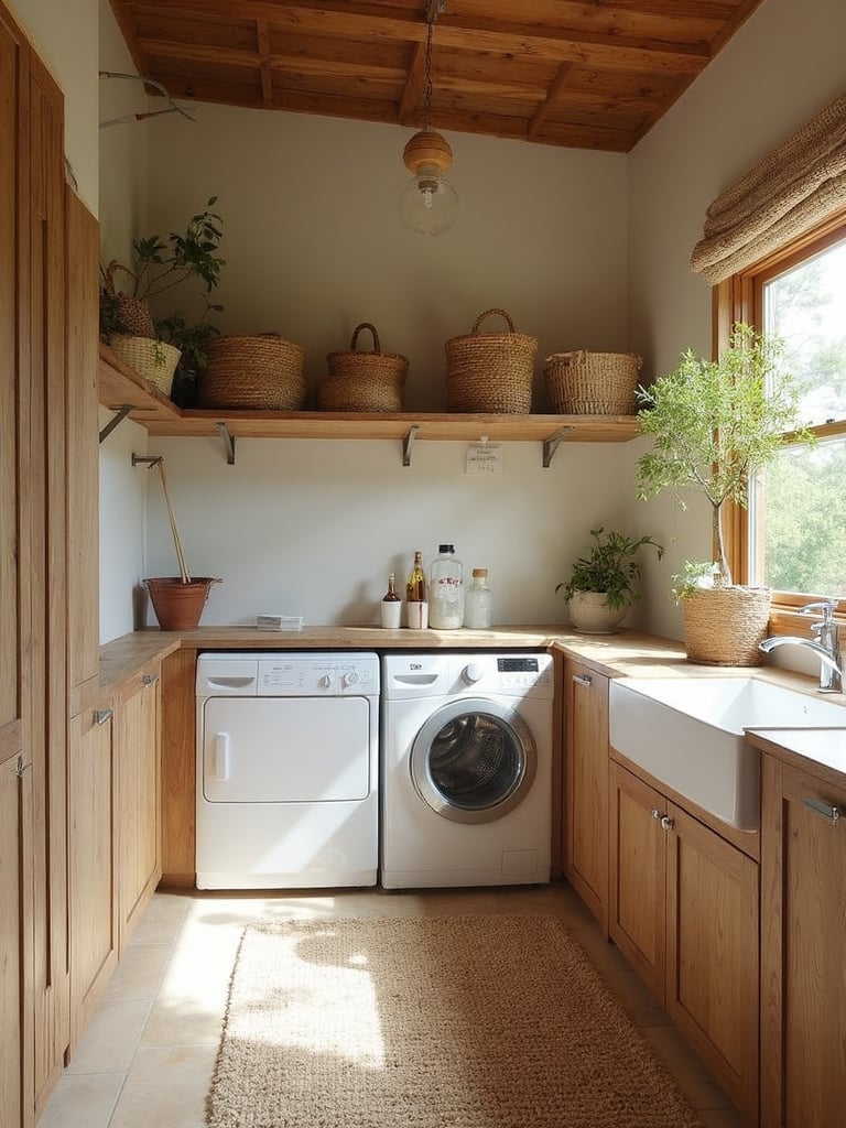 Eco Sustainable Laundry Room - Eco-Sustainable Laundry Room interior design inspiration