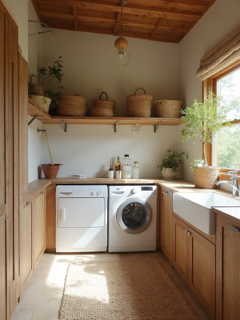 Eco Sustainable Laundry Room - Eco-Sustainable Laundry Room interior design inspiration