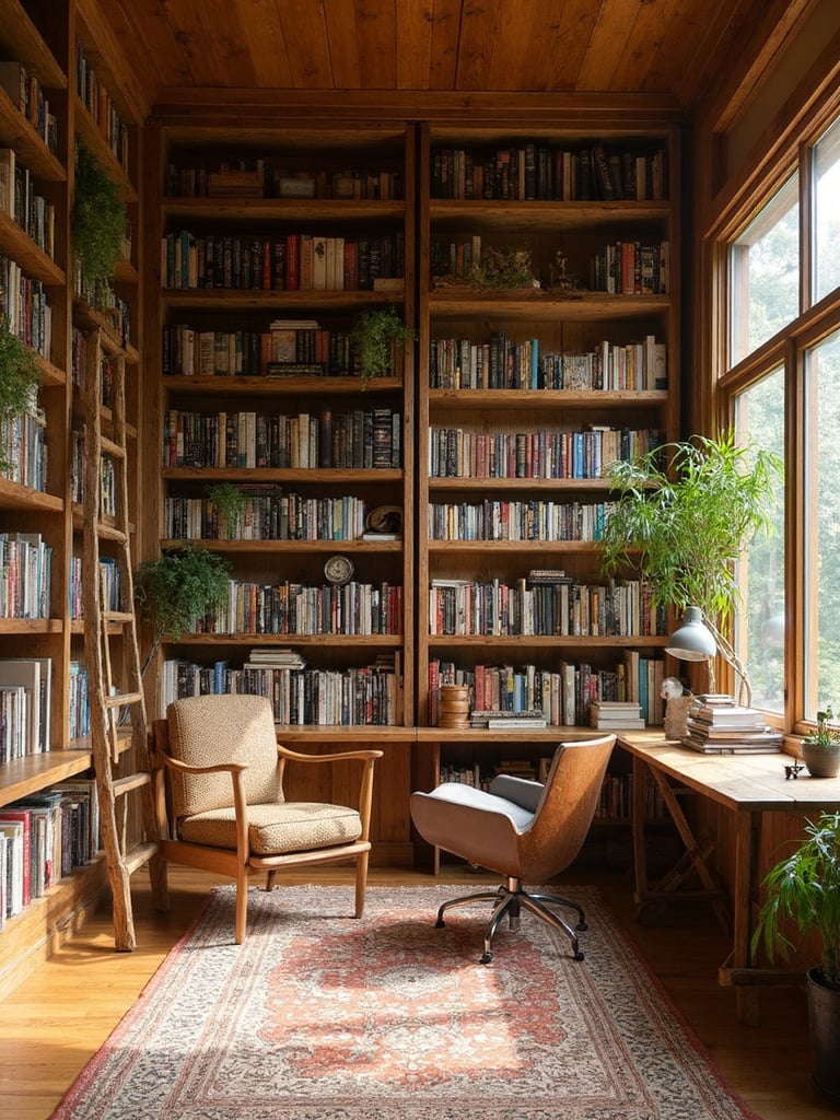 Eco Sustainable Library - Eco-Sustainable Library interior design inspiration