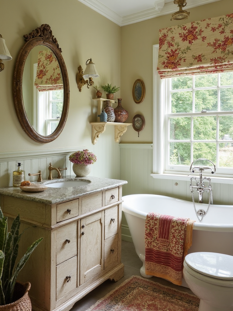 English Cottage Bathroom - English Cottage Bathroom interior design inspiration