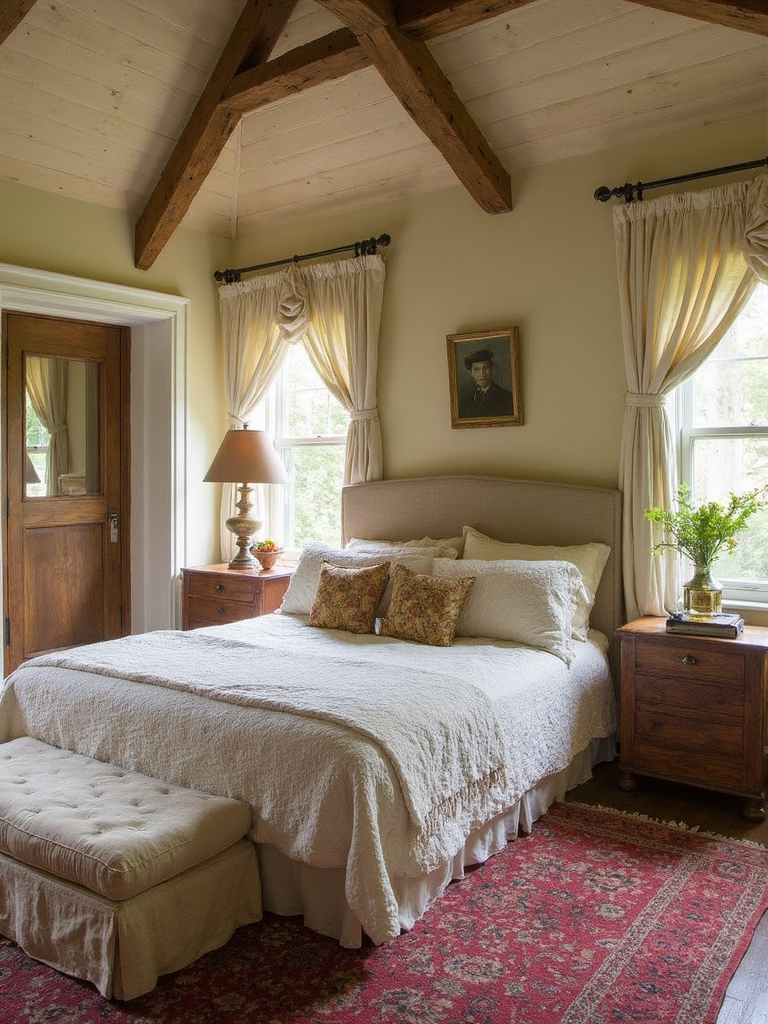 English Cottage Master Bedroom - English Cottage Master Bedroom interior design inspiration