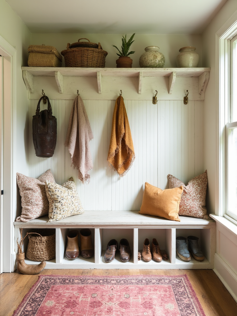 English Cottage Mudroom - English Cottage Mudroom interior design inspiration