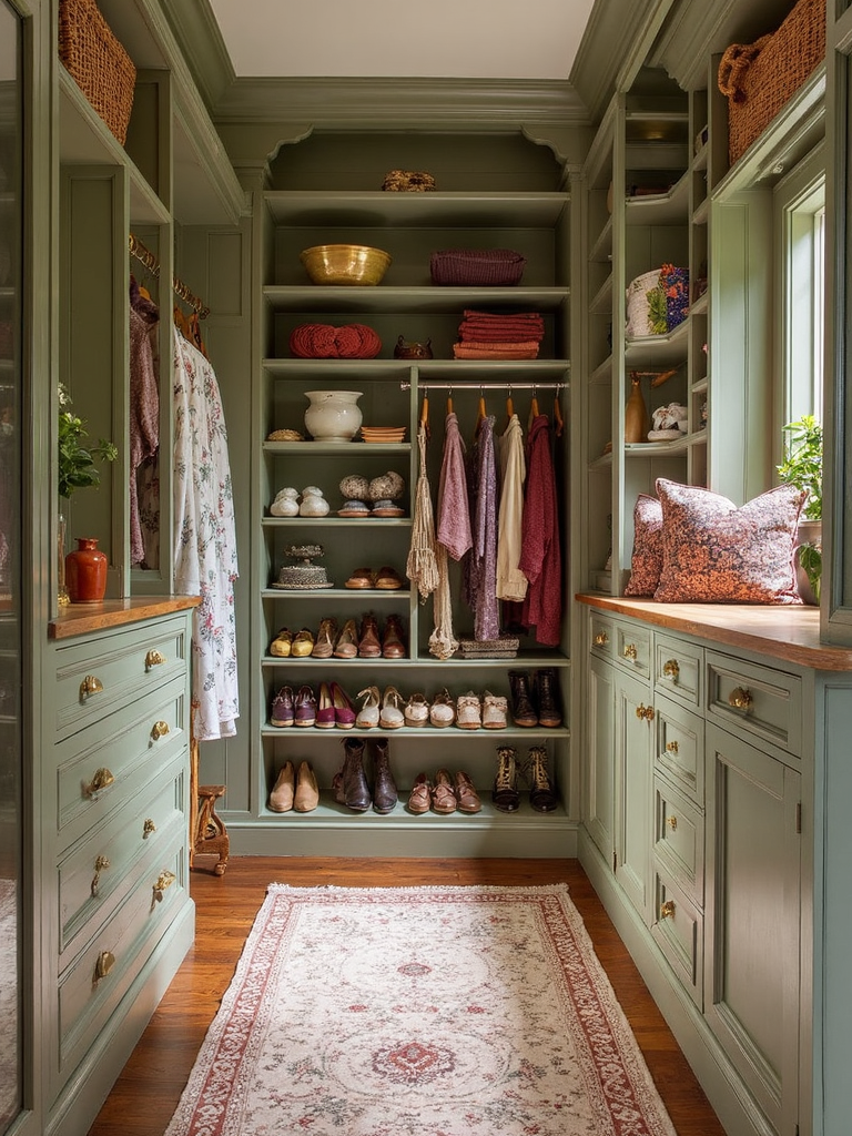 English Cottage Walk In Closet - English Cottage Walk In Closet interior design inspiration