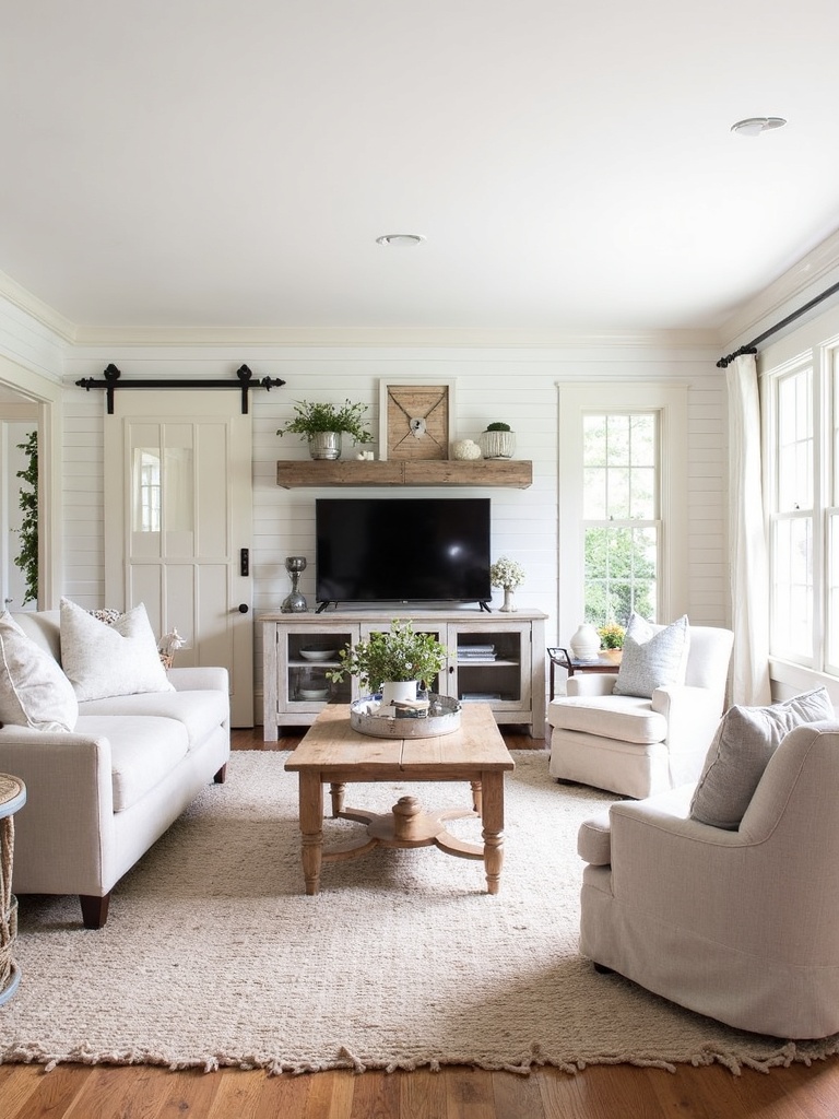 Farmhouse Living Room design - Farmhouse Living Room interior design ideas