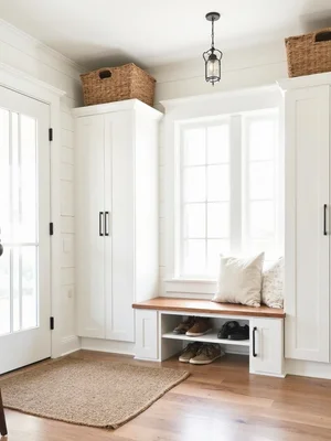 Farmhouse Mudroom Design