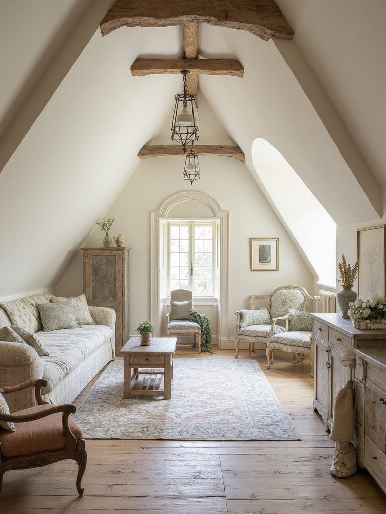 French Country Attic - French Country Attic interior design inspiration