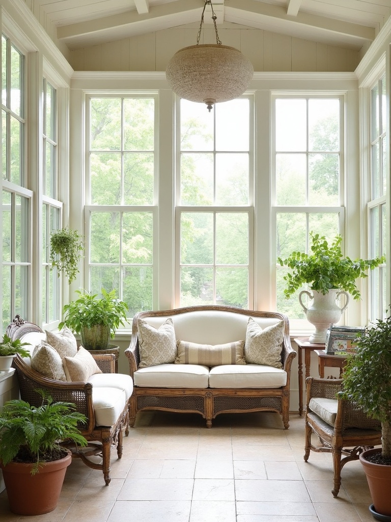 French Country Sunroom - French Country Sunroom interior design inspiration