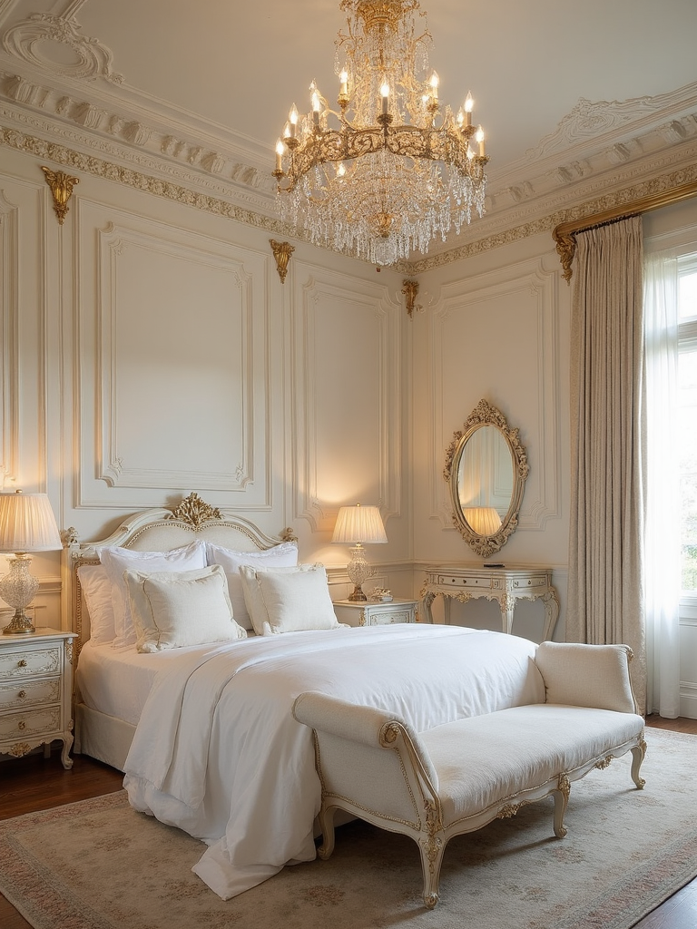 French Master Bedroom - French Master Bedroom interior design inspiration